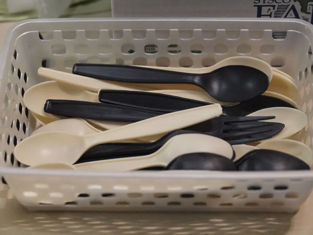 Biodegradable polymer cutlery