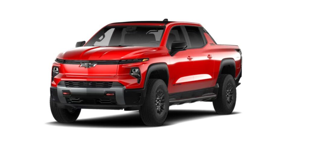 10 Most Eco-Friendly Cars for Different Lifestyles in 2026 14 The 2021 Chevrolet Silverado EV in red, highlighting its bold exterior and innovative electric design.