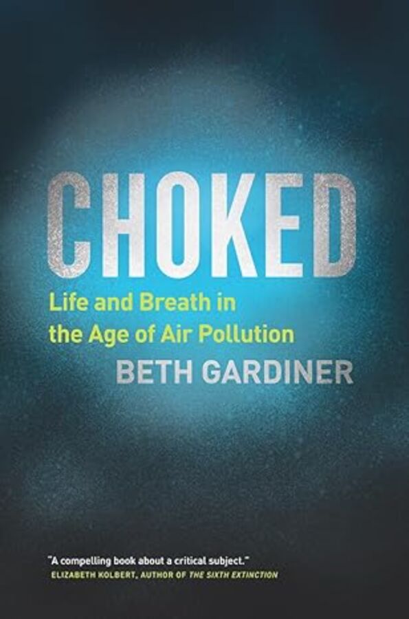 11 Best Books on Pollution: Air, Water, Plastic & Noise 6 Cover of "Choked" by Beth Gardiner, depicting the impact of air pollution on life and health.