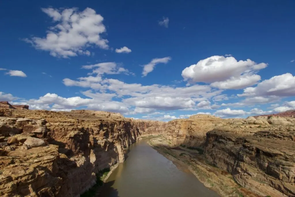 Colorado River Conservation Deals: Biden's Swift Action to Secure California's Water Future 1 Aerial view of Colorado River in Glen Canyon National Recreation Area, United States