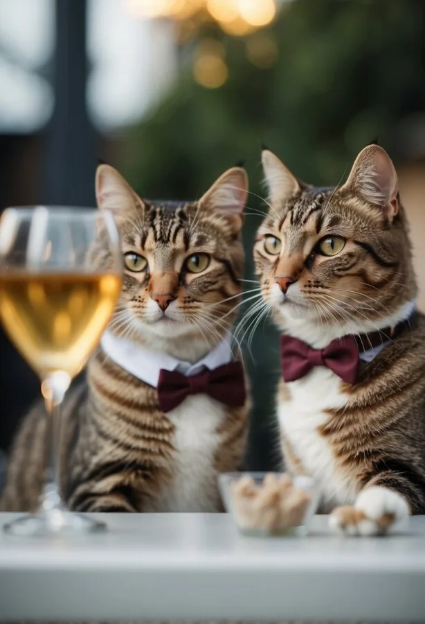 40+ Cute and Funny Cat Pictures to Brighten Your Day 42 elegant cats with bow ties