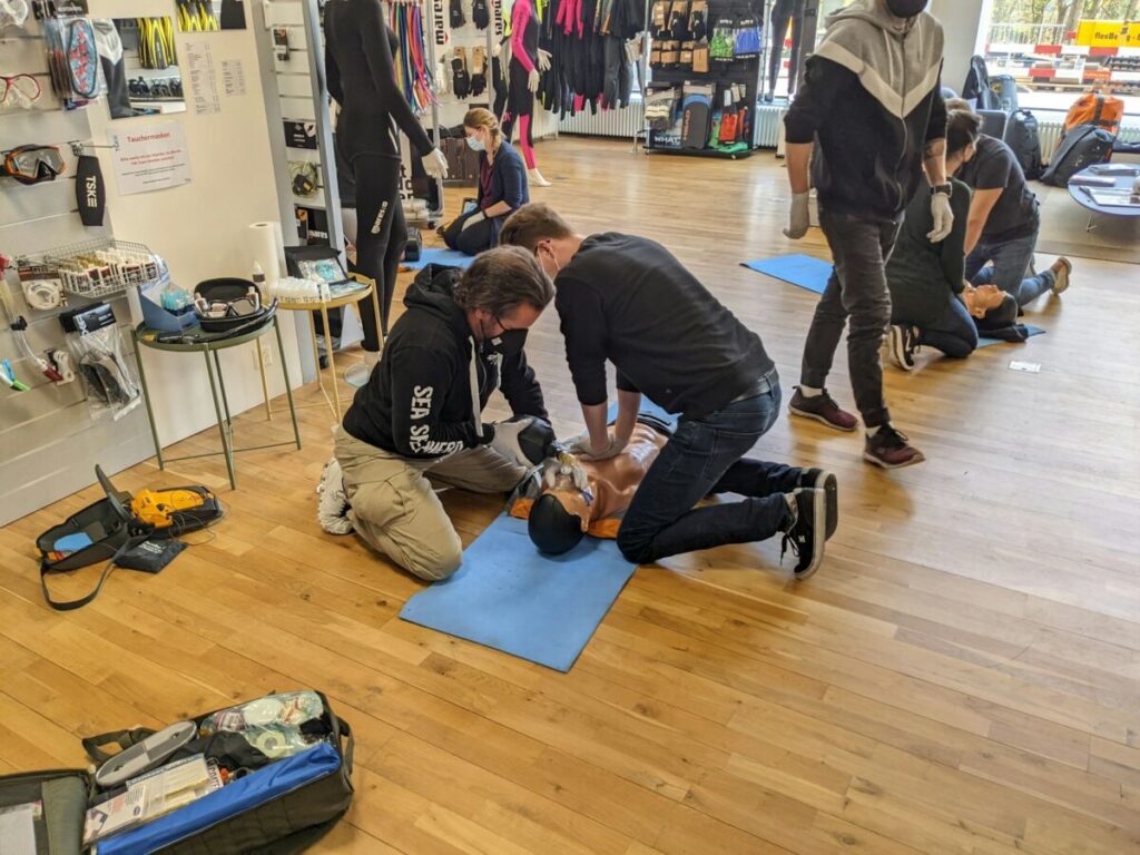 First aid training