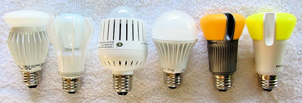 Do Energy-Efficient Light Bulbs Give Off Radiation? 15 Assorted LED bulbs displayed together, highlighting their diverse designs and applications.