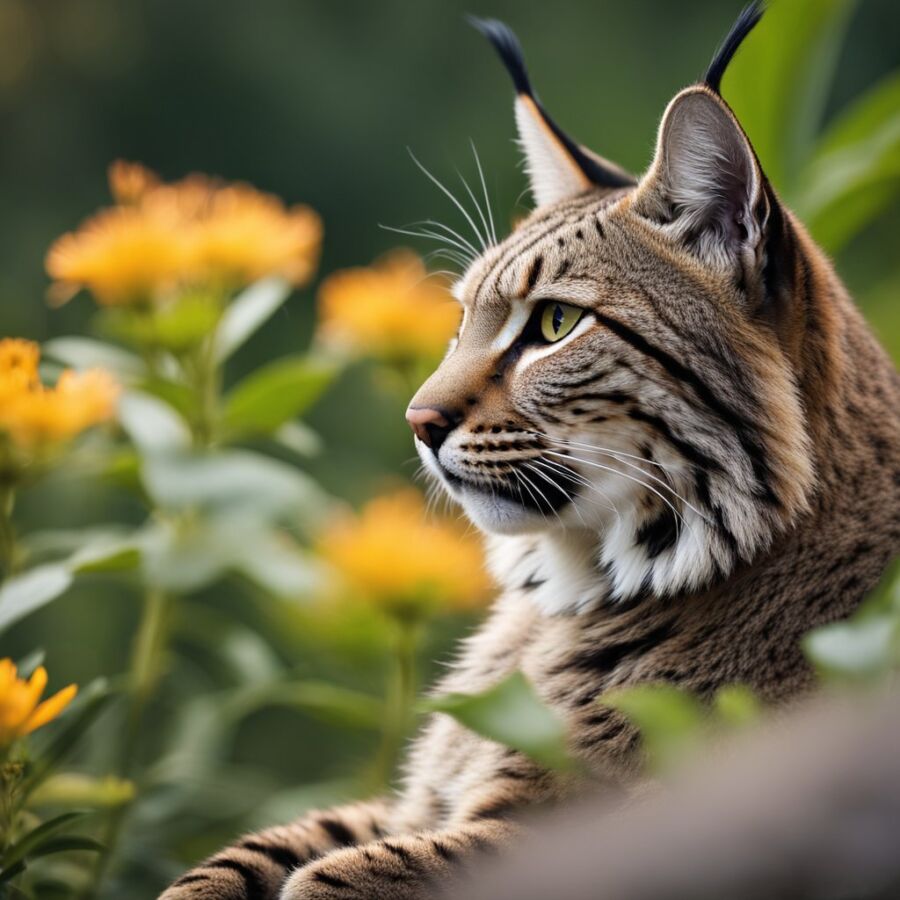 17 Interesting Mexican Bobcats Facts 3 A majestic premium photo of a Mexican bobcat in its natural habitat.