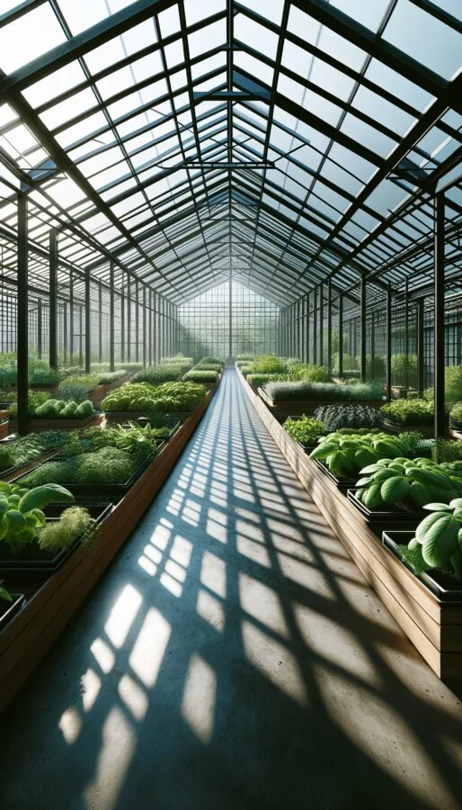 8 Best Backyard Greenhouse Ideas 6 Modern Greenhouse Interior with Plants and Sunshine