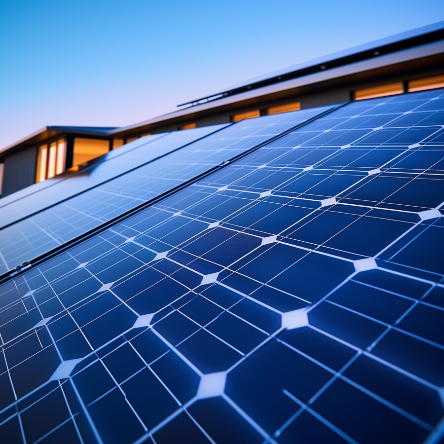 Ultimate Guide to Maximize the Efficiency of a Solar Panel 6 Close-up of high-quality solar panels on roof