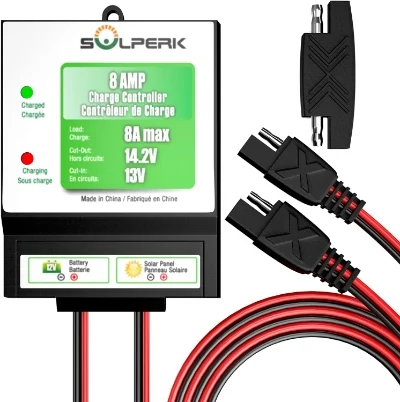 SOLPERK Solar Panel Kit 20W Review: A Game-Changer for Your RV? 6 SOLPERK Charger Controller Regulator Maintainer
