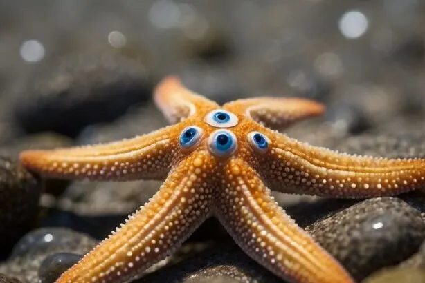 starfish with multiple eyes