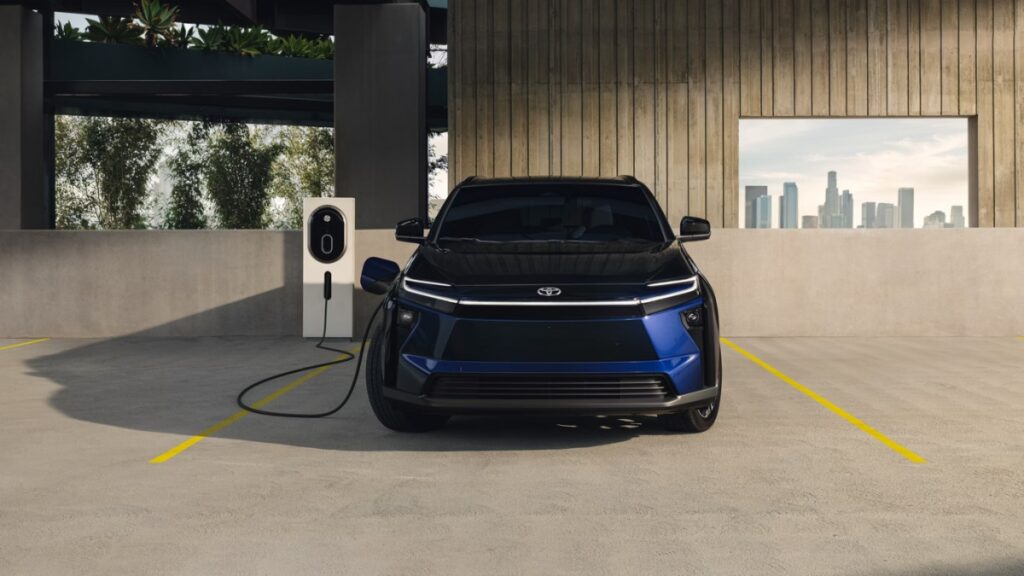 10 Most Eco-Friendly Cars for Different Lifestyles in 2026 2 The Toyota bZ XLE FWD Plus in black, showcasing its sleek design as the first electric car