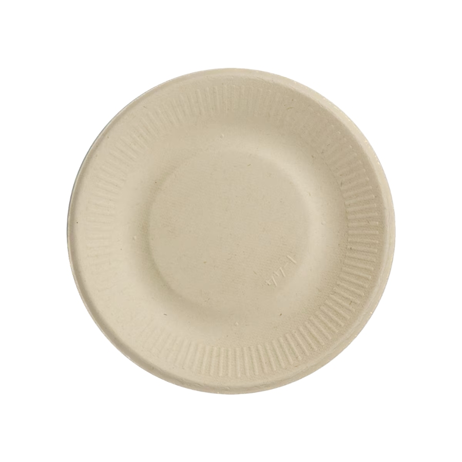 11 Best Compostable Plates for Parties and Everyday Meals 11 Eco-friendly 6-inch fiber plate featuring a decorative ripple edge, ideal for casual dining and events.